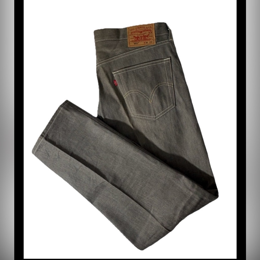 Gray Rare Vintage Levis 501 Made in Mexico 38" x 30" Mens